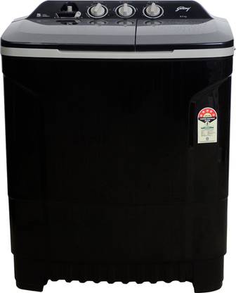 Godrej 8 kg Semi Automatic Top Load Washing Machine Black