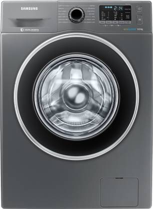 Samsung 8 kg Fully Automatic Front Load Washing Machine with In-built Heater Grey