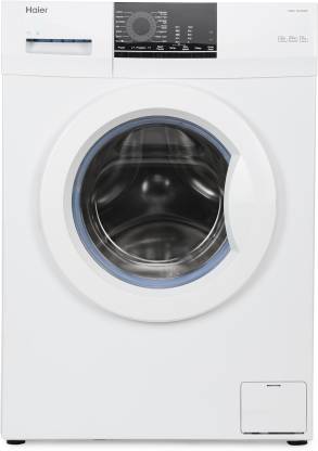 Haier 6 kg Fully Automatic Front Load Washing Machine with In-built Heater White