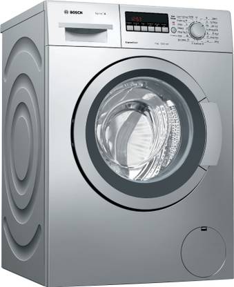 BOSCH 7 kg 1200RPM Fully Automatic Front Load Washing Machine with In-built Heater Silver