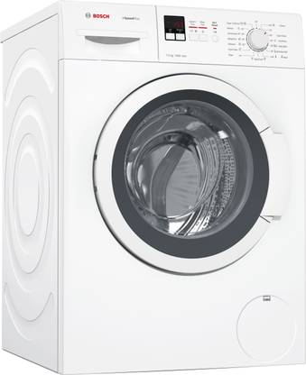 BOSCH 7 kg Fully Automatic Front Load Washing Machine with In-built Heater White