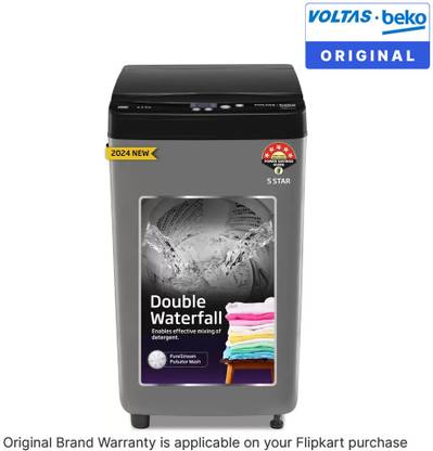 Voltas Beko by A Tata Product 6.5 kg 5 Star Eco-Series Fully Automatic Top Load Washing Machine Grey