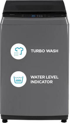 Midea 7 kg 5 Star Fully Automatic Top Load Washing Machine Grey