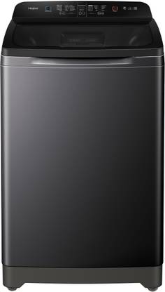 Haier 9 kg Fully Automatic Top Load Washing Machine with In-built Heater Grey, Black