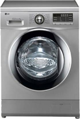 LG 8 kg Fully Automatic Front Load Washing Machine with In-built Heater Silver