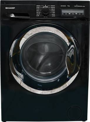 Sharp 7 kg Fully Automatic Front Load Washing Machine with In-built Heater
