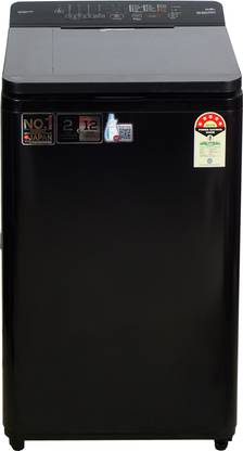 Panasonic 7 kg Fully Automatic Top Load Washing Machine with In-built Heater Black