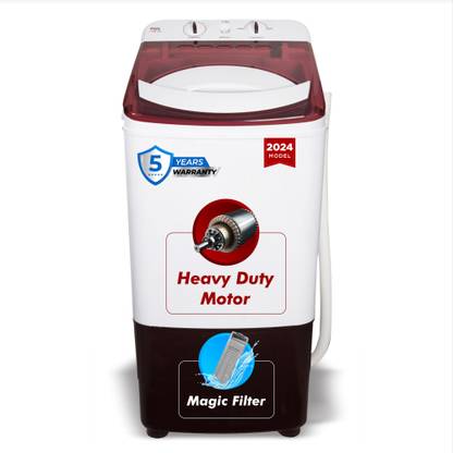 MarQ by Flipkart by Flipkart 8 kg Washer only Maroon, White