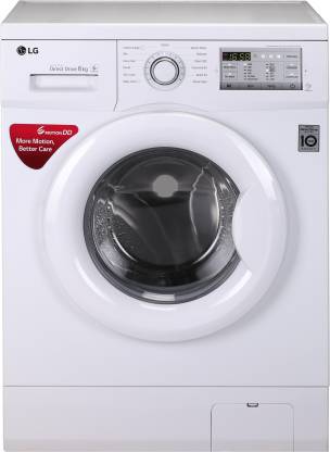 LG 6 kg Inverter Fully Automatic Front Load Washing Machine with In-built Heater White
