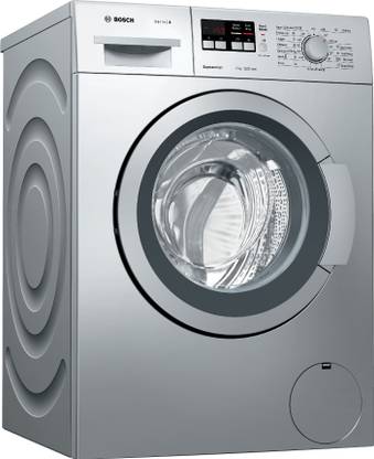 BOSCH 7 kg ExpressWash1200RPM Fully Automatic Front Load Washing Machine with In-built Heater Silver