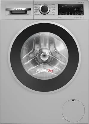 BOSCH 10.5/6 kg Washer with Dryer with In-built Heater Silver