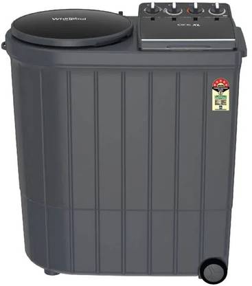 Whirlpool 9.5 kg Semi Automatic Top Load Washing Machine with In-built Heater Grey