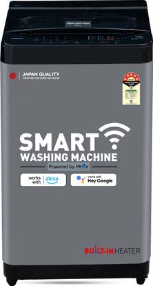 Panasonic 8 kg Fully Automatic Top Load Washing Machine with In-built Heater Grey