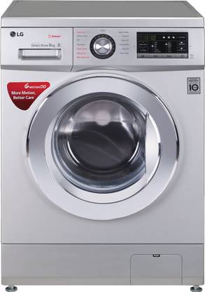 LG 8 kg Inverter Fully Automatic Front Load Washing Machine Silver