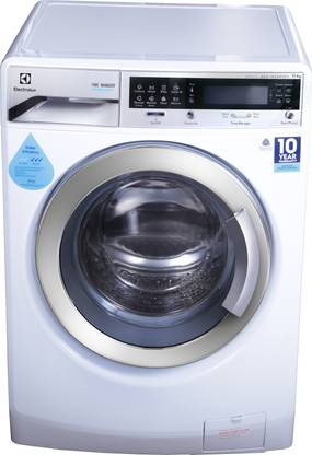 Electrolux 11 Kg Fully Automatic Front Load Washing Machine with In-built Heater White