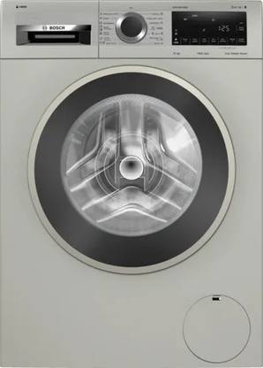 BOSCH 10 kg Fully Automatic Front Load Washing Machine with In-built Heater Silver