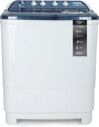 MarQ by Flipkart 8.5 kg Semi Automatic Top Load Washing Machine White, Blue