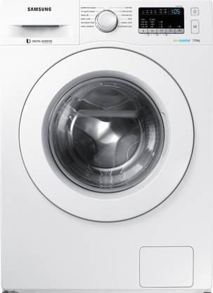 Samsung 7 kg Fully Automatic Front Load Washing Machine with In-built Heater White