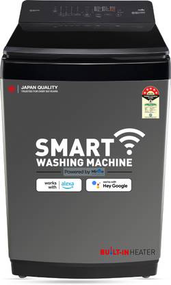 Panasonic 10 kg Fully Automatic Top Load Washing Machine with In-built Heater Grey