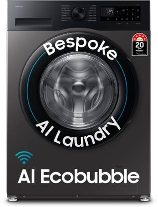 Samsung 12 kg Fully Automatic Front Load Washing Machine with In-built Heater Black, Blue