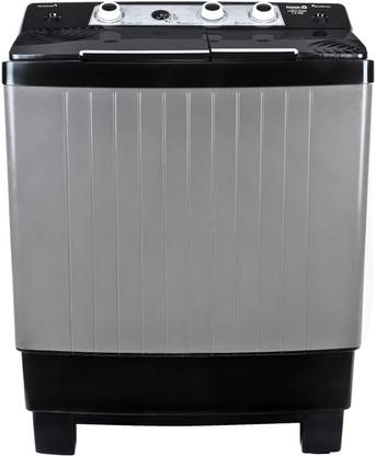 InnoQ 7.2 kg | Turbo Wash Technology | Magic Filter | Dynamic Pulsator | Collar Scrubber | Semi Automatic Top Load Washing Machine Black, Grey