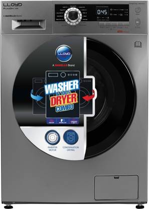 Lloyd by Havells 8/6 kg Washer with Dryer with In-built Heater Grey
