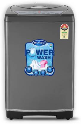 Sansui 6.5 kg Fully Automatic Top Load Washing Machine Grey