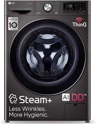 LG 10.5/7 kg Washer with Dryer with Inverter ,AI Direct Drive Technology Ready to Wear Clothes with In-built Heater Black