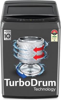 LG 7.5 kg Fully Automatic Top Load Washing Machine Grey