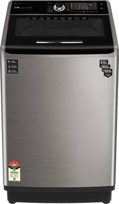 IFB 9 kg Fully Automatic Top Load Washing Machine with In-built Heater Black, Grey