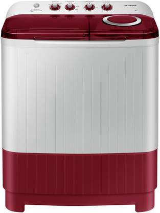 Samsung 8 kg Semi Automatic Top Load Washing Machine Red