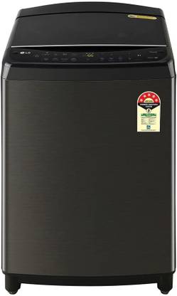 LG 8 kg with Wi-Fi EnabledAI Direct Drive Technology Semi Automatic Top Load Washing Machine with In-built Heater Black, Grey
