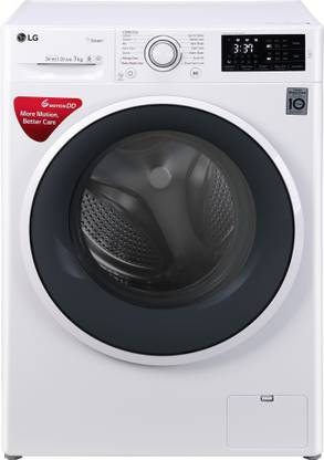 LG 7 kg Inverter Fully Automatic Front Load Washing Machine with In-built Heater White