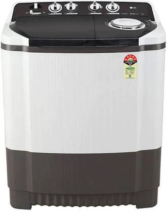 LG 8 kg Semi Automatic Top Load Washing Machine White, Grey