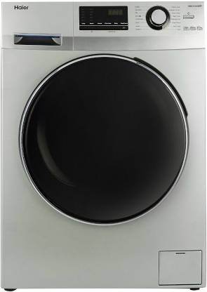 Haier 6.5 kg Fully Automatic Front Load Washing Machine with In-built Heater Grey