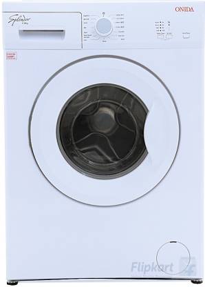 ONIDA 6 kg Fully Automatic Front Load Washing Machine with In-built Heater White