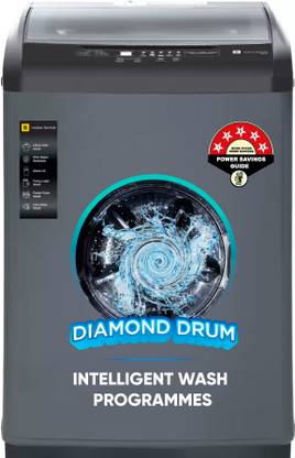realme TechLife 6.5 kg 5 Star Rating with Smart sensors Fully Automatic Top Load Washing Machine Black, Grey