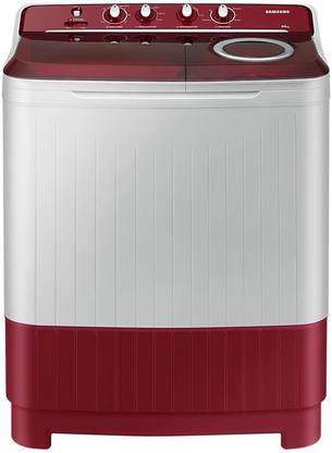 SAMSUNG 8.5 kg Semi Automatic Top Load Washing Machine Maroon, White