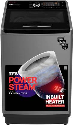 IFB 11 kg Power Dual Steam, Fully Automatic Top Load Washing Machine with In-built Heater Grey
