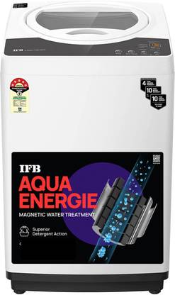 IFB 7 kg 5 Star Aqua Conserve Hard Water Wash, Smart Sense Fully Automatic Top Load Washing Machine Grey, White