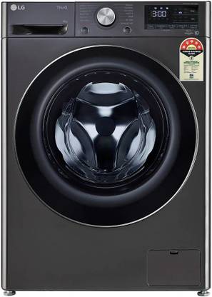 LG 8 kg with Wi-Fi EnabledAI Direct Drive Technology Fully Automatic Front Load Washing Machine with In-built Heater Black