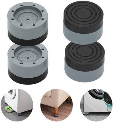 Mumuxu 4 Pices Multi-Purpose Anti Vibration Pads for Washing Machine and Multi Purpos Dishwashing Detergent