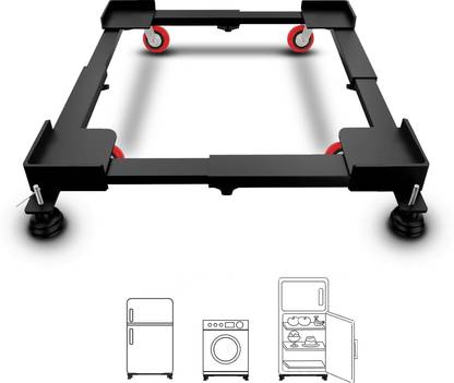 Smart Shelter Washing Machine for Front & Top Loading Washing Machines/Dishwasher Stand/Trolley (Min:16.5"x 19.5",Max: 25.5"x32") Material Iron