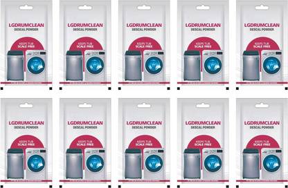 LGDRUMCLEAN DESCALE POWDER washing machine drum clean descale powder fack of 9 Detergent Powder (yes)