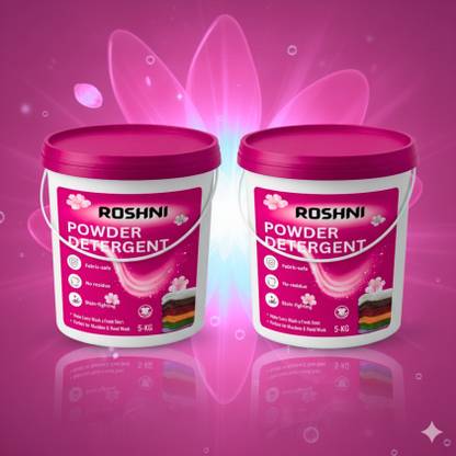 ROSHNI Gentle Care Soft Fabric Color Protect Fresh Clean Detergent Powder