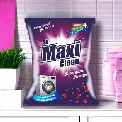 Ad Maxi Clean Washing Machine Detergent Powder