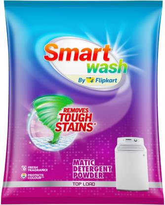 Smart Wash by Flipkart Top Load Matic Detergent Powder 2 kg