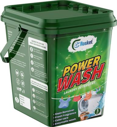 EROSKET Bright Like New Matic Front/Top Load Green Detergent Powder 5 kg Detergent Powder (Fresh)