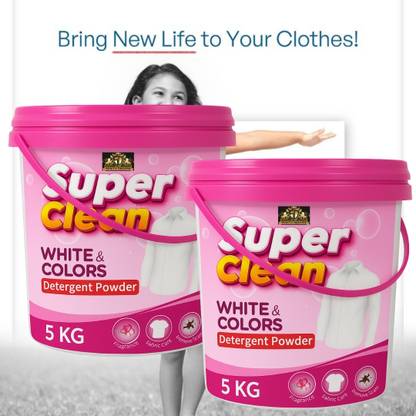 Sunita Dreams Detergent Powder 10KG Extra Large Pack For Family And Commercial Laundry Detergent Powder (Fresh)