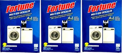 FORTUNE Use Descaler (3 Units x 100 grms) for Washing Machines, Dishwashers - Pack of 3 Detergent Powder (Citrus)